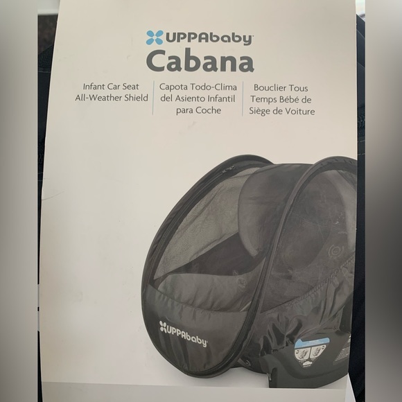 UPPAbaby Cabana Infant Car Seat All-Weather Shield - Jake (Black) - Picture 1 of 7